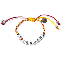 USC Trojans Go Trojans Small Braid Bracelet